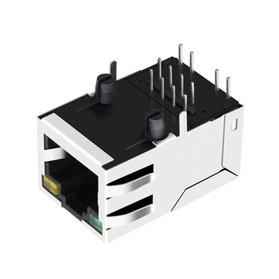 XFATM9R-CTLSxu1-4M Network Modular RJ45 Jack fêmea, 1 x 1 Jack Tab acima de LPJ6011ABNL