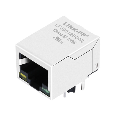 Isolamento dos ethernet RJ45 Jack One Port 1500Vrms de LPJ0012BDNL 10/100Base-T