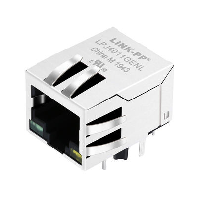 HFJ11-E2450E-L12RL, LPJ4011GENL Lan Magnetics Rj 45 Jack IEEE802.3