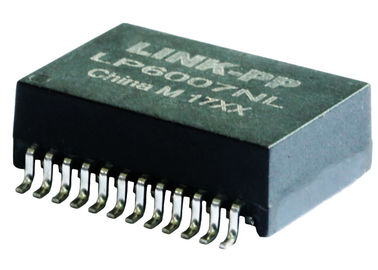 únicos portos do transformador de alta tensão do isolamento 3500V para os ethernet do Lan, LP6007NL