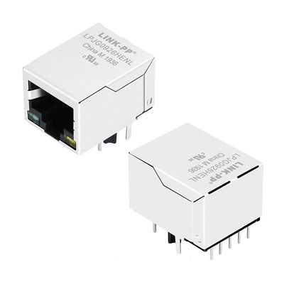 Conector de A70-112-331N126 Tab Down Ethernet Magnetic RJ45 com POE+ LPJG0926HENL
