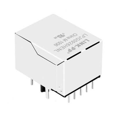 1000Base-T Single Port RJ45 Jack Modular com POE+ LPJG0926HENL