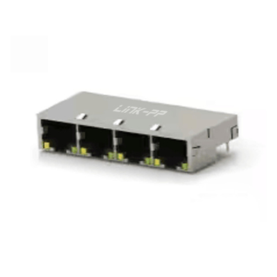 Conector RJ45 de baixo perfil blindado 1x4 1888251-1 1888251-2 1888251-5