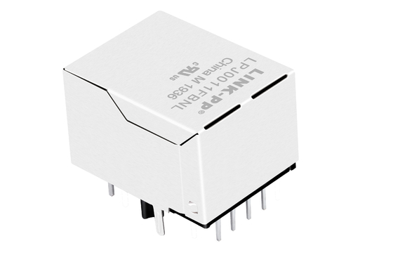 LPJ0011FBNL 100Base-T RJ45 Conector com magnético para data de entrada/saída