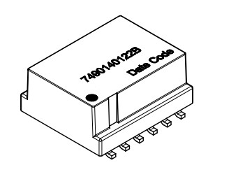 7490140122B 10/100 Base-T SMT Modulo magnético do transformador