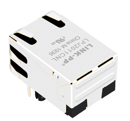 LPJ2011CNL 10/100 Base-T RJ45 MagJack 1x1 Port Tab Up sem LED