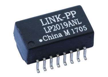 O transformador magnético LP2019ANL do ponto de entrada dos ethernet da base-T S16-2019 10/100 escolhe o porto