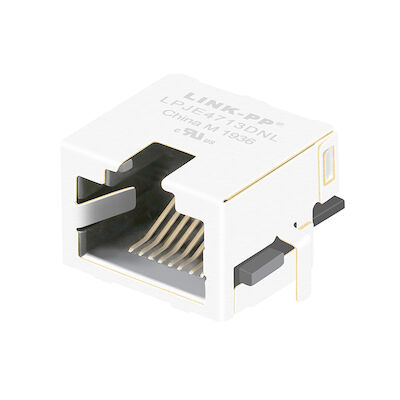 Aba protegida do perfil baixo RJ45 Jack SMT montagem meados de modular acima de 8.5mm ISO9001