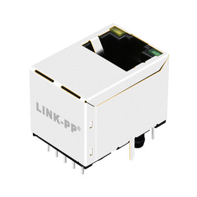 Base-T 1000 do porto de ARJ-148 1x1 RJ45 LAN Through Hole Reflow Connectors LPJD4834BDNL