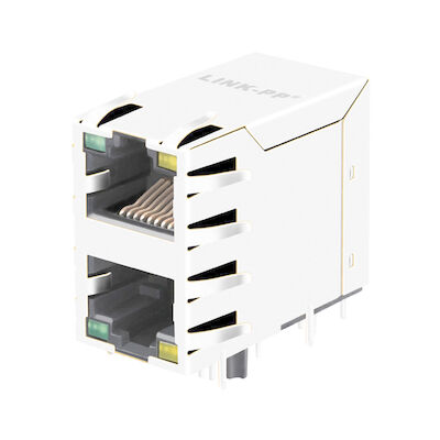 A base-T DU1T202A1 100 integrou o módulo de conector LPJ17206AHNL do filtro RJ45 do Magnetics