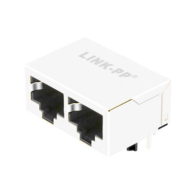 5406566-1 10/100 de porto da base-T 1x2 sem Magnetics RJ45 Jack Connectors modular LPJEF102DNL
