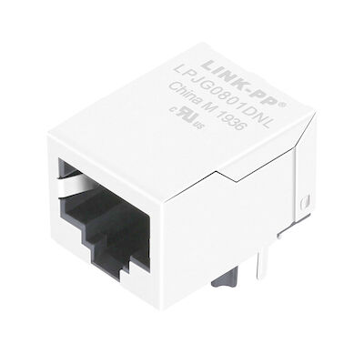 Rj45 integrados RB1-106BAM1A Jack, LPJG0801DNL escolhem o porto 10/100/1000 de gigabit