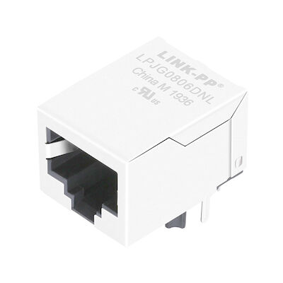 HR901130A RJ45 com 10/100BT Magnetics integrado THT protegeu LPJG0806DNL