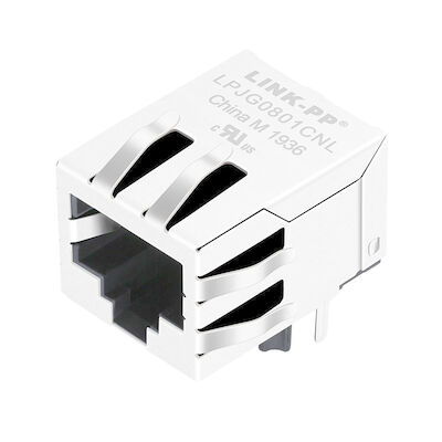 Únicos RJ45 jaques modulares portuários de HR901131C LPJG0801CNL RJ45 sem diodo emissor de luz Emi Finger