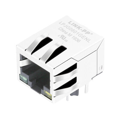 conector do gigabit do soquete LPJG0801GENL do transformador RJ45 de 48F -01GYD2NL