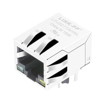 Poder do ponto de entrada PulseJack JD0-0004NL Rj45 sobre o Ethernet Pinout 10/100BT com diodo emissor de luz