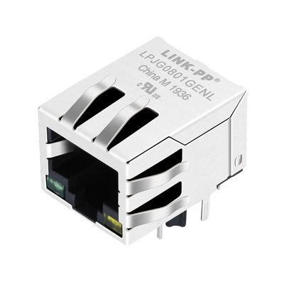 RDA-215BAM1A fêmea Pinout do porto de Ethernet Rj45 de 10/100/1000 de gigabit