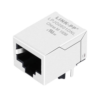 Único conector Rj45 de LA1S109 LF/KLA1S109 LF com o 1000Mbps integrado magnético