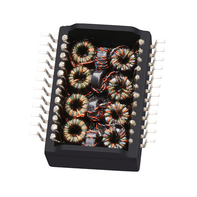 Magnetics do transformador 1000Base-T 24Pins do Ethernet do gigabit do Bel S558-5999-P3-F