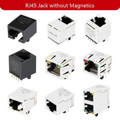 95501-6889 montagem Jack Connector LPJE8802NNL da superfície do perfil baixo Rj45