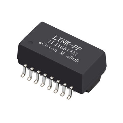 Base-T PoE+ único Lan Magnetic Transformer portuário LP41661ANL de XFMRS-05C 10/100