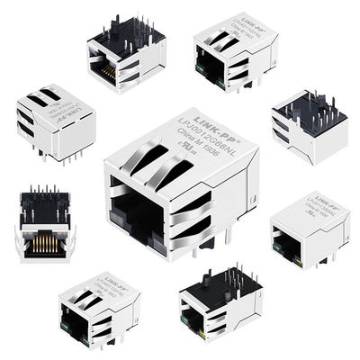 Painel de remendo Sheilded de JXR0-0011NLT 8P8C Cat5e Lan Network Magnetic RJ45 Jack