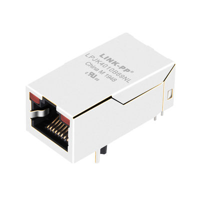 Microplaqueta de aleta dos conectores 10 do cabo de Ethernet RJ45/100Base-T LPJK4010B69NL