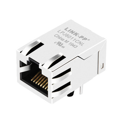 RJ45 com Pin-em-Pasta integrada JXR1-0001NL PulseJack 10/100BT do Magnetics