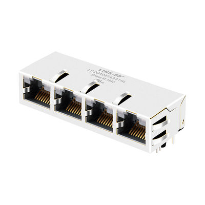 Equivalente à trava do gigabit Rj-45 do porto de JXG0-0098NL 4 acima com diodo emissor de luz
