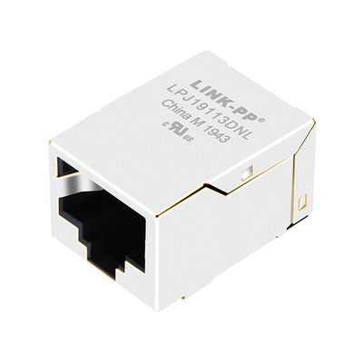 O porto SMT RJ45 Jack Magnetic Network Connector Without de J0C-0003NLT 1x1 conduziu
