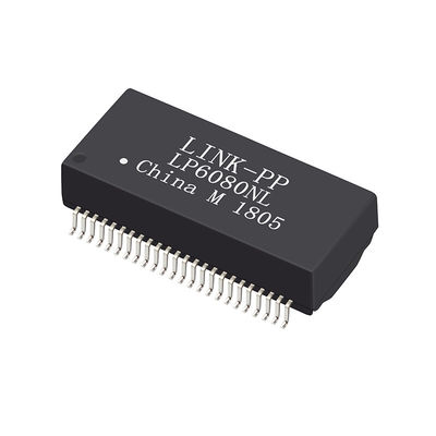 Transformador magnético LP6080NL do gigabit POE+ de AGSC-48111S SMD