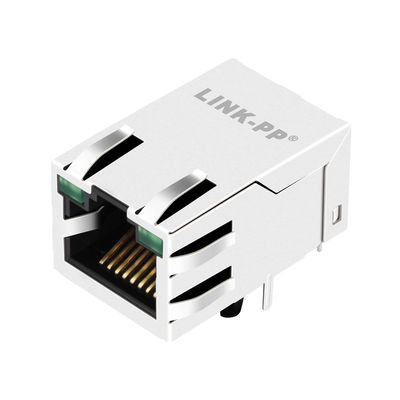 SI-50162-F Tab Up Green Leds 100 Bset-T 1 RJ45 portuário registrou Jack LPJ1026AWNL