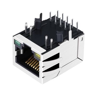 Conector fêmea do porto RJ45 de Tab Down 1x1 da base-T de G10-1GHT-012E 10G