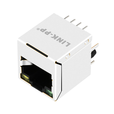 Porto 1000 da base-T 1X1 RJ45 magnético vertical Jack Connctor V8BR-1AX1-GH