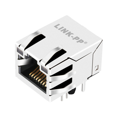 Diodo emissor de luz magnético portuário de Tab Up Shielded With GY/GY do conector RJ45 do ponto de entrada da base-T 1 de G27-122T-015 10G