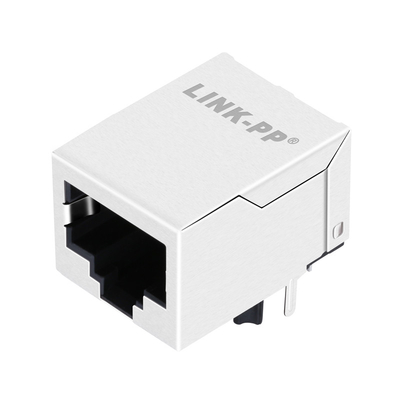 Base-T Tab Down de JX0C-0005NLT 10/100 1 ethernet de superfície portuário Jack Without Led da montagem Rj45