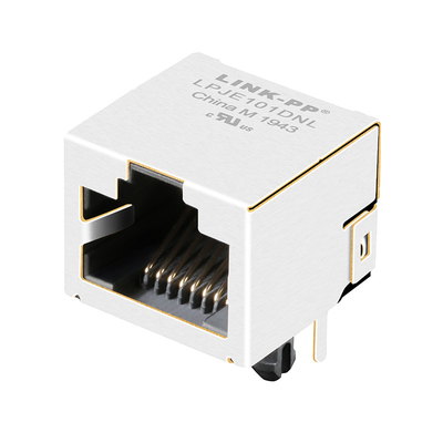 Porto RJ45 Jack Tab Up Side Entry Shielded modular de E5J88-00LJG2-L 1X1 sem conduzido