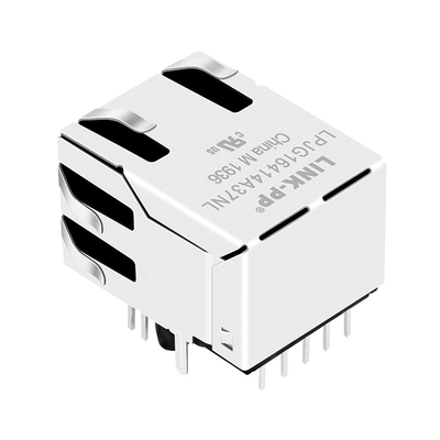 93637-8617 único conector Rj45 fêmea protegido portuário com base-T 1000 conduzida de Tab Up