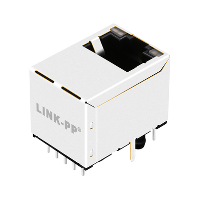 Base-T de G55-122N-155 10G através da montagem vertical Magjack do ponto de entrada RJ45 do furo 1 porto