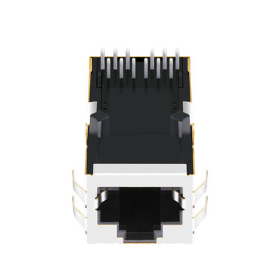 2250354-1 um jaque magnético 4PPoE Tab Up Without Led 5G do conector portuário da base-T RJ45