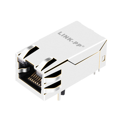 Conector magnético do porto RJ45 do ponto de entrada 100W 1X1 de JXT7-1140NL 10GBASE-T 4PAIR com conduzido