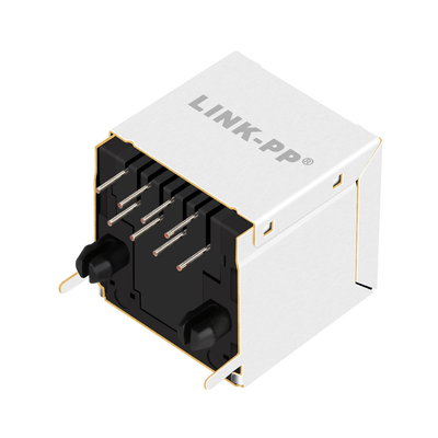 JXD2-0Z11NL sem ENTRADA VERTICAL 8P8C da PARTE SUPERIOR do diodo emissor de luz 100BASE-T RJ45 Jack