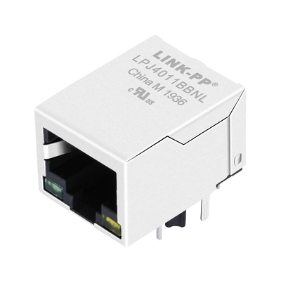 WE 7499010211A 100 Base-T Portão único RJ45 Jack com magnéticos integrados