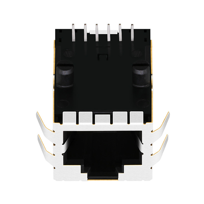 08B1-1X1T-06-F 100 porto RJ45 Jack Tab Up Without Led magnético LPJ2011CNL da base-T 1x1